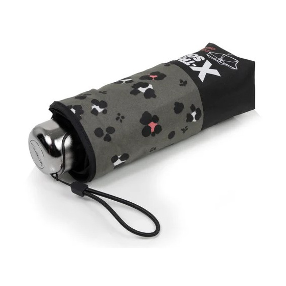Mini Umbrella X-TRA Solid Manual Leopard khaki - Isotoner