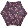 Mini Parapluie X-TRA Solide Automatique Fleurs Aubergine - Isotoner