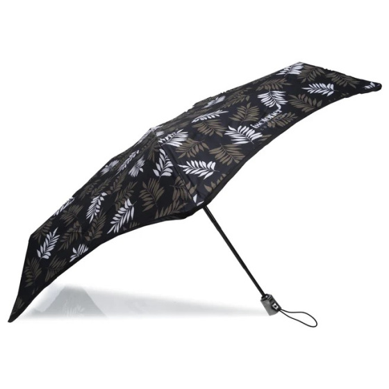 X-TRA Solid Automatic Mini Umbrella Khaki Leaf - Isotoner