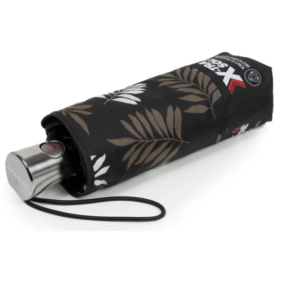 Mini Parapluie X-TRA Solide Automatique Feuille kaki - Isotoner