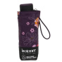 Parapluie Mini Ultra Slim Fleur Aubergine - Isotoner