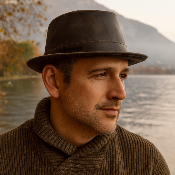 Odenton Pork Pie Hat Brown - Stetson Odenton Pork Pie Hat Brown - Stetson