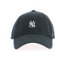 47 CAP MLB NEW YORK YANKEES CORD BASE RUNNER CLEAN UP BLACK Cap