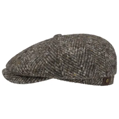 Hatteras Oakland Cap Beige & Grey - Stetson Reference: 22358| Chapellerie Traclet
