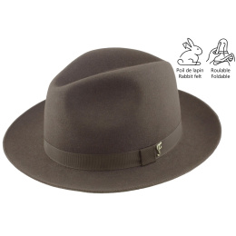 Fedora Hat Le Chazelles Mink Fur Felt - Fléchet