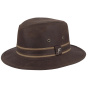 Chapeau Sintra Coton Huilé Imperméable Marron - Flechet