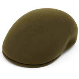 Casquette Bombée Ascot Laine Loden - Traclet