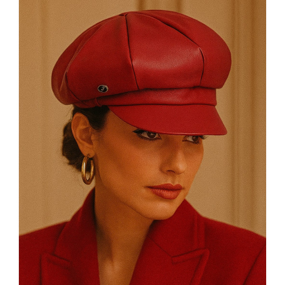 Latina Polyester Newsboy Cap - Fléchet
