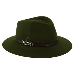 Traveller Ravenne Hat Olive Wool Felt - Fléchet