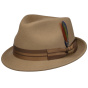 Chapeau Trilby Crotone Feutre Woolfelt Beige - Stetson