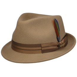 Crotone Beige Woolfelt Trilby Hat - Stetson