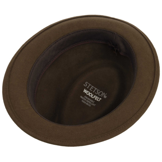 Camel Woolfelt Trilby Hat - Stetson