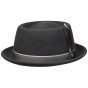 Chapeau Porkpie Durham Laine Woolfelt Gris - Stetson