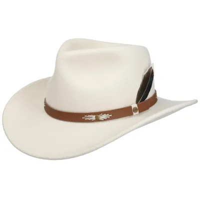 White Felt Cheyenne Cowboy Hat - Stetson stetson Reference: 22404| Chapellerie Traclet