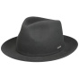 Stetson Catanzaro Woolfelt Anthracite Felt Fedora Hat