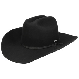 Chapeau Western Bergame Woolfelt Noir - Stetson