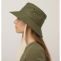 Bob Canvas Large Bord Olive UPF 50+ - Tilley