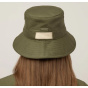 Bob Canvas Large Bord Olive UPF 50+ - Tilley