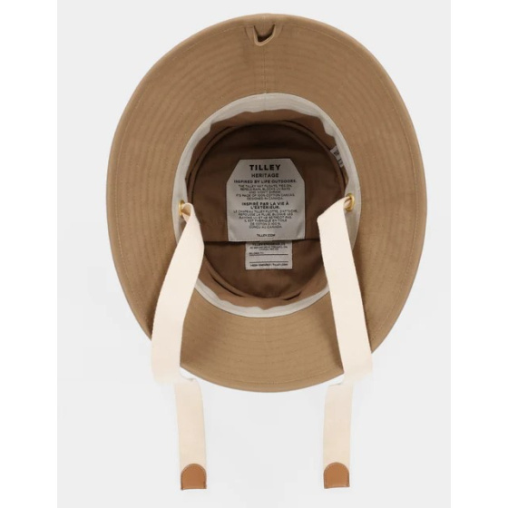 Bob Canvas Large Bord Kaki Foncé UPF 50+ - Tilley