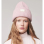 Pink Merino Wool Alpine Beanie - Tilley