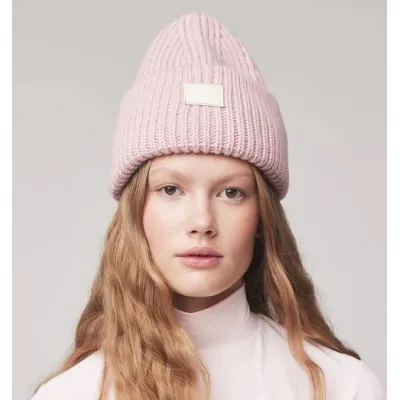Bonnet Alpine Laine Mérinos Rose - Tilley
