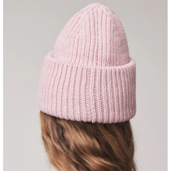 Bonnet Alpine Laine Mérinos Rose - Tilley