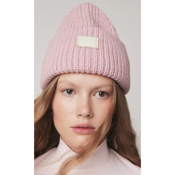 Bonnet Alpine Laine Mérinos Rose - Tilley