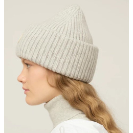 Grey Merino Wool Alpine Beanie - Tilley