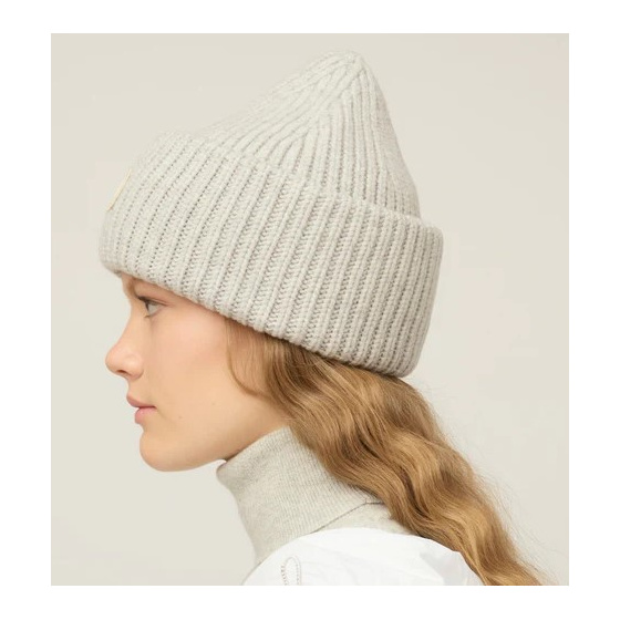 Grey Merino Wool Alpine Beanie - Tilley