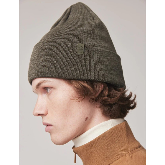 The Merino Wool Beanie Olive - Tilley