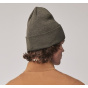 The Merino Wool Beanie Olive - Tilley