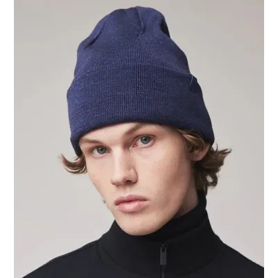 Bonnet Le Merino Laine Bleu Marine - Tilley