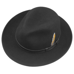 Stetson - Black Vitafelt Rutherford Traveller Hat