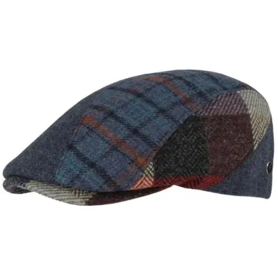 Casquette Plate Cosenza Patchwork Laine - Flechet