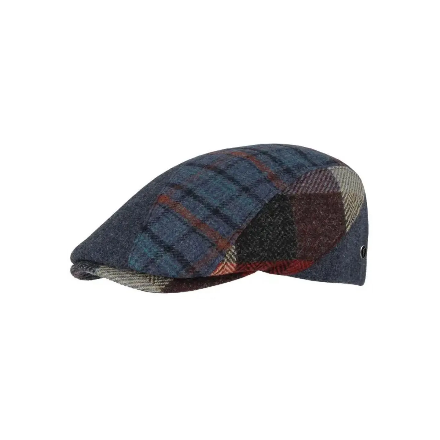 Casquette Plate Cosenza Patchwork Laine - Flechet