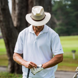Milan Panama Traveller Hat in Cream - American Hat Makers