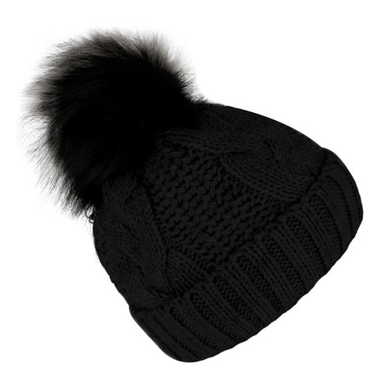 copy of Navy Perla Pompom Beanie - Traclet