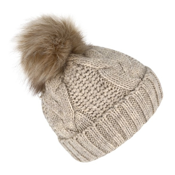 Lublin Pompom Beanie with Fleece Lining - Traclet