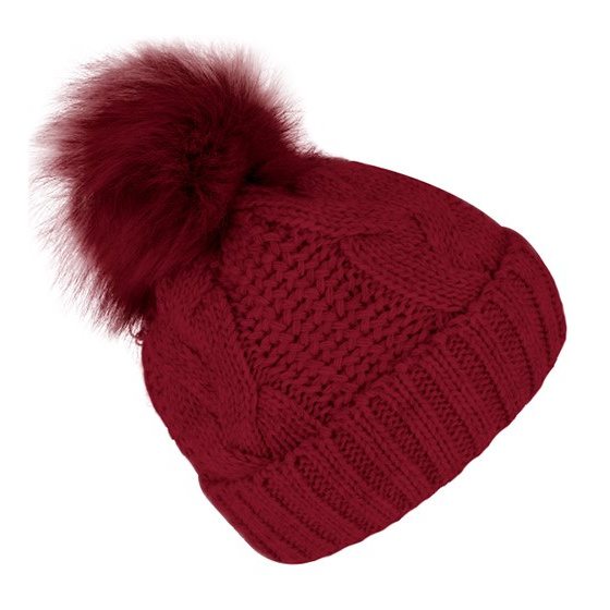 Lublin Pompom Beanie with Fleece Lining - Traclet
