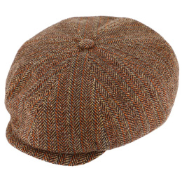 Irish Cap Andria Virgin Wool Cognac - Traclet