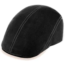 Casquette Bombée Giovanni lin Noire UPF 50+ - Traclet
