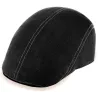 Curved Cap Giovanni Linen Black UPF 50+ - Traclet Reference: 22452 | Chapellerie Traclet