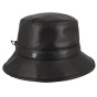 Chapeau Cloche Modica Cuir Noir - Flechet