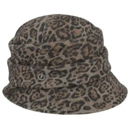 Chapeau Cloche Potenza Léopard - Flechet