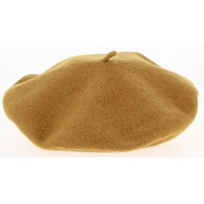 Béret Classique Laine Moutarde - Traclet Reference : 22461| Chapellerie Traclet
