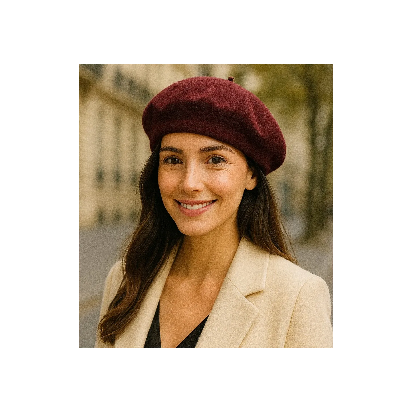 Traclet brown Basque beret ref 20587