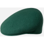 Casquette Plate 504 Laine Émeraude - Kangol