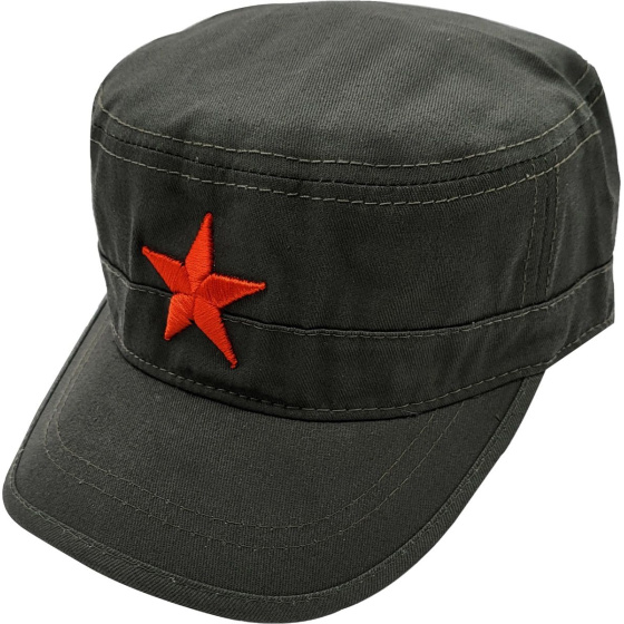 Casquette militaire étoile rouge - casquette Army Urban Uniforme Coton - Traclet Casquette militaire étoile rouge - casquette Army Urban Uniforme Coton - Traclet