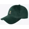 Olive Cotton Cord Strapback Cap - Kangol Reference : 22470| Chapellerie Traclet