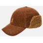 Cozy Cord Ear Flap Cap Camel - Kangol